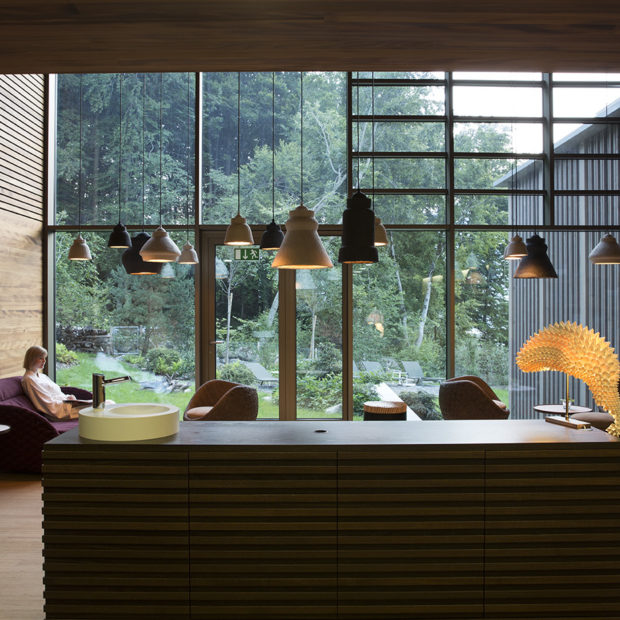 Spa Lounge mit Wald Seehotel Wilerbad